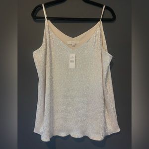 Champagne Shimmer Loft Top